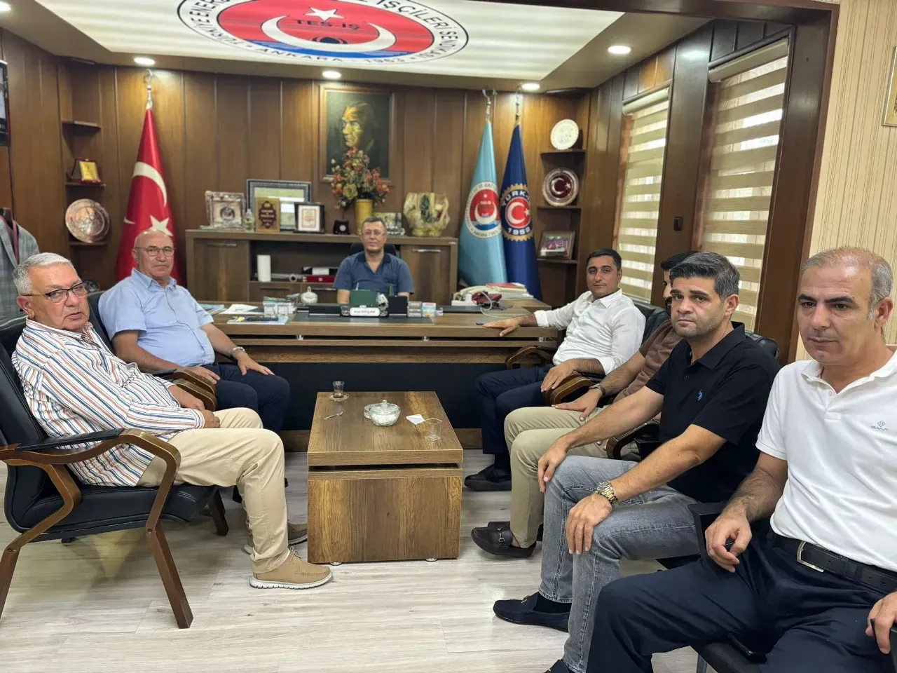 Başkan Ferhat Karadağ’dan ŞUTSO ve TES-İŞ Ziyaretlerinde Önemli Mesajlar