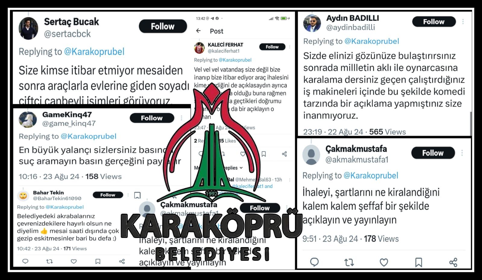 İhaleci Çiftçi’ye vatandaştan tepki: En büyük yalancı sizlersiniz basında suç aramayın!