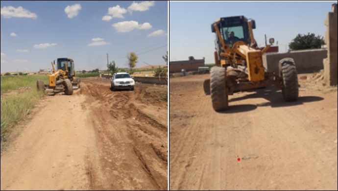 Suruç’ta Alt Yapı ve Yol Çalışmalarına Devam Ediyor