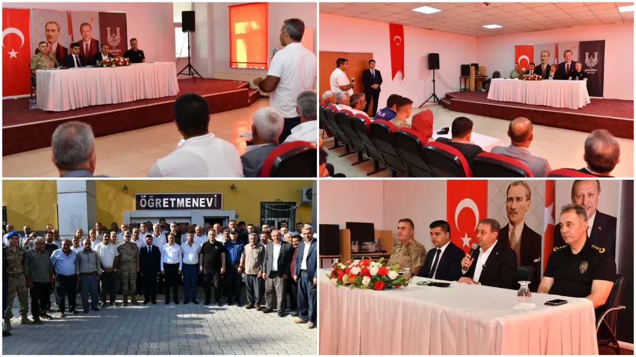 Vali Şıldak Suruç ‘ta muhtarlarla buluştu