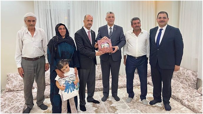 Başkan Yavuz Şehit Ailelerin ve Gazilerin Sorunları Bakan Bolat’a İleti