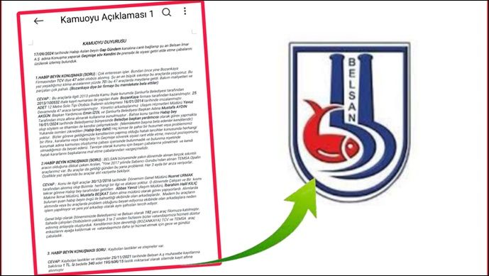 BELSAN Eski Genel Müdürü Levend Çelik’ten Açıklama: “İddialar Gerçek Dışı”