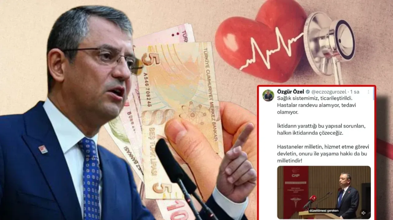 CHP Genel Başkanı Özel: Sağlık sistemimiz ticarileştirildi