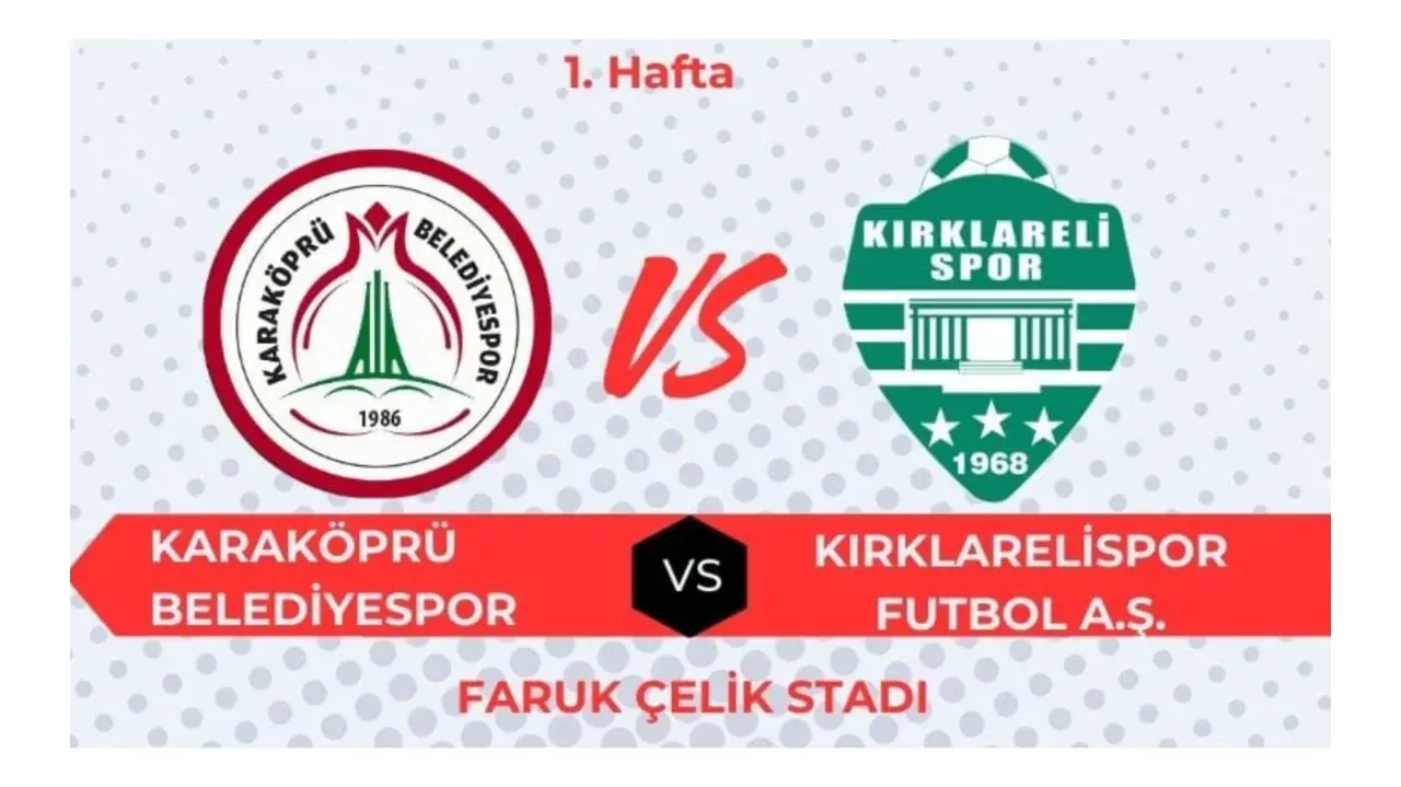 Kırklarelispor, Karaköprü Belediyespor’u 2-1 Mağlup Etti