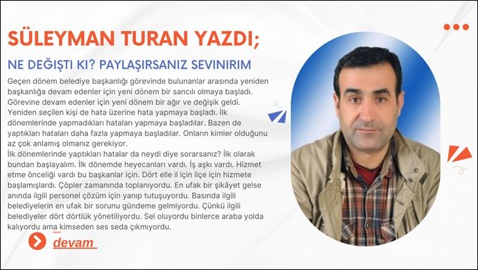 Ne Değişti Ki? Paylaşırsanız Sevinirim
