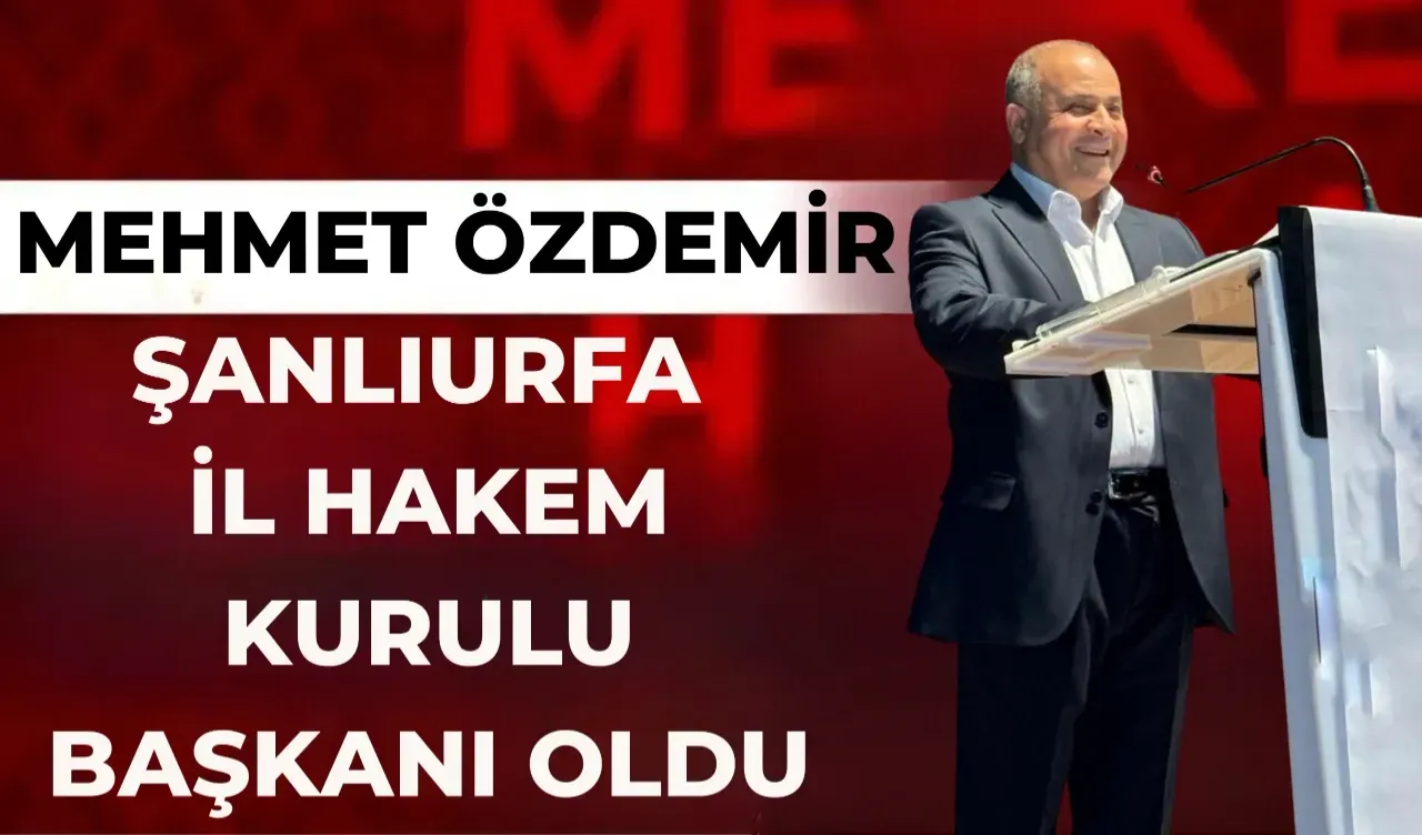 Şanlıurfa İl Hakem Kurulu’nda Önemli Değişim: Mehmet Özdemir Başkanlığa Getirildi