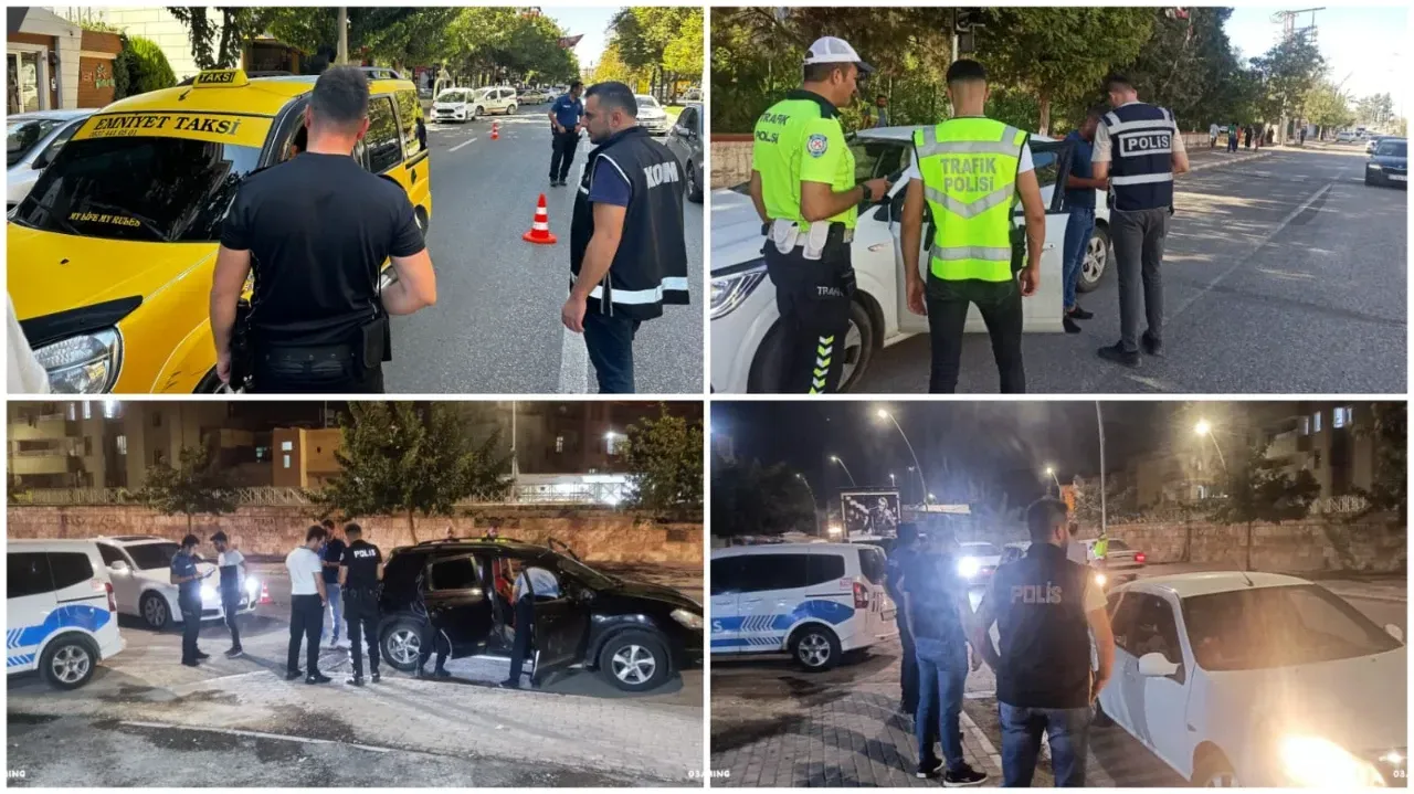 Şanlıurfa’da huzur operasyonu: 15 bin kişi ve yüzlerce araç denetlendi