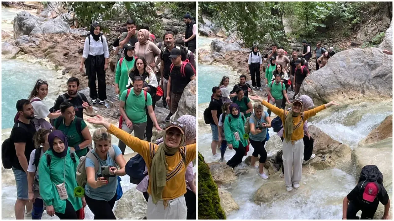 Urfa Doğa Yürüyüş ve Kamp Kulübü’nden Sarısu Şelalesi’nde Unutulmaz Yürüyüş