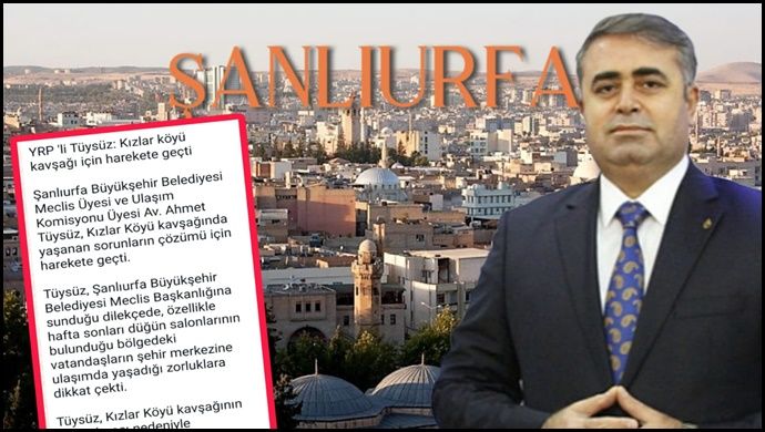 YRP ‘li Tüysüz: Kızlar köyü kavşağı için harekete geçti