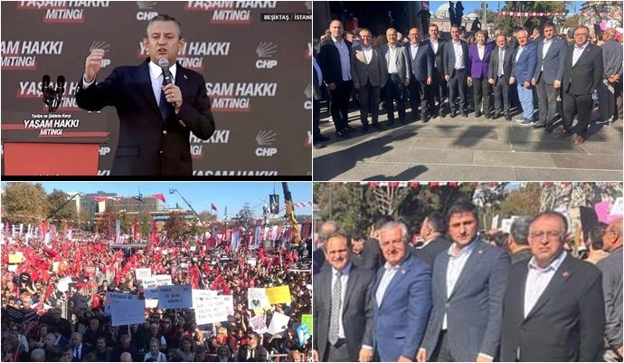 CHP’li Karadağ, Teröre ve Şiddete Karşı Yaşam Hakkı Mitingi’ne katıldı
