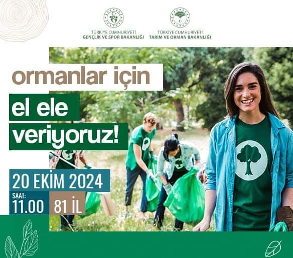 Ormanlar İçin Toplu Temizlik Etkinliği Düzenleniyor