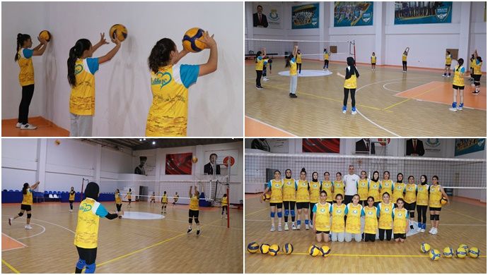 Voleybol Kursu Öğrencilerinden Başkan Canpolat’a Teşekkür
