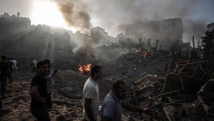 Gazze’de yaşamını yitirenlerin sayısı 43 bin 846’ya yükseldi