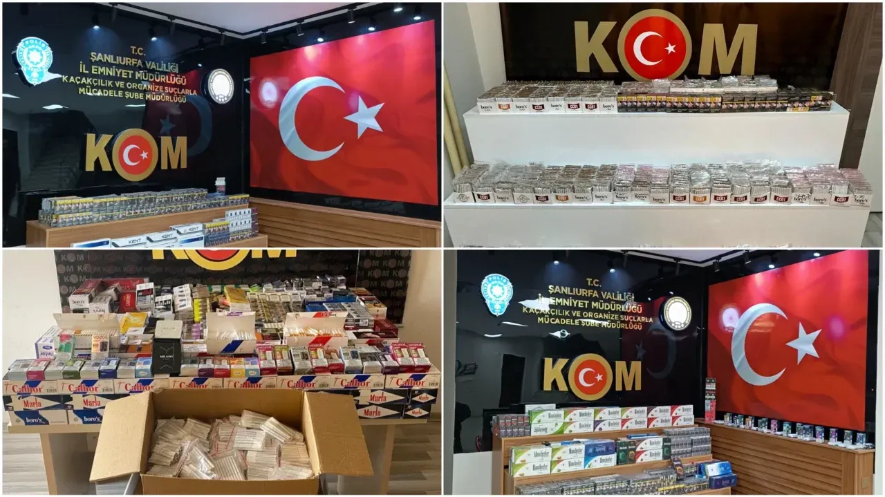 Şanlıurfa’da Kaçakçılık Operasyonu: 8 Gözaltı
