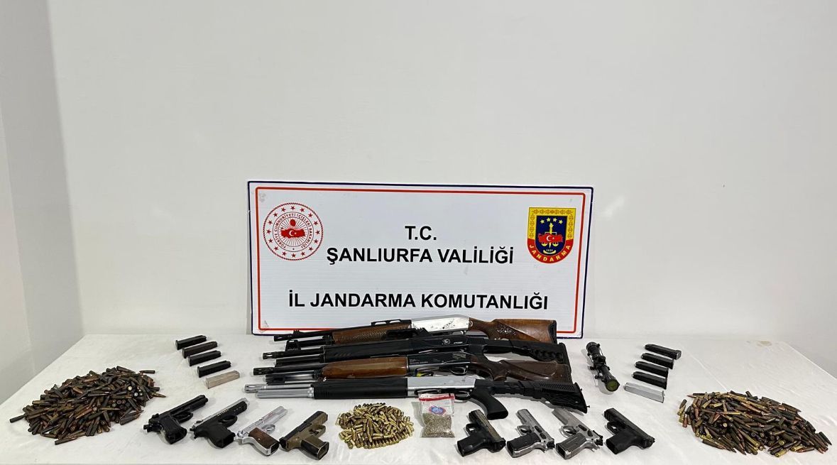 Siverek’te Jandarmadan silah kaçakçılarına operasyon