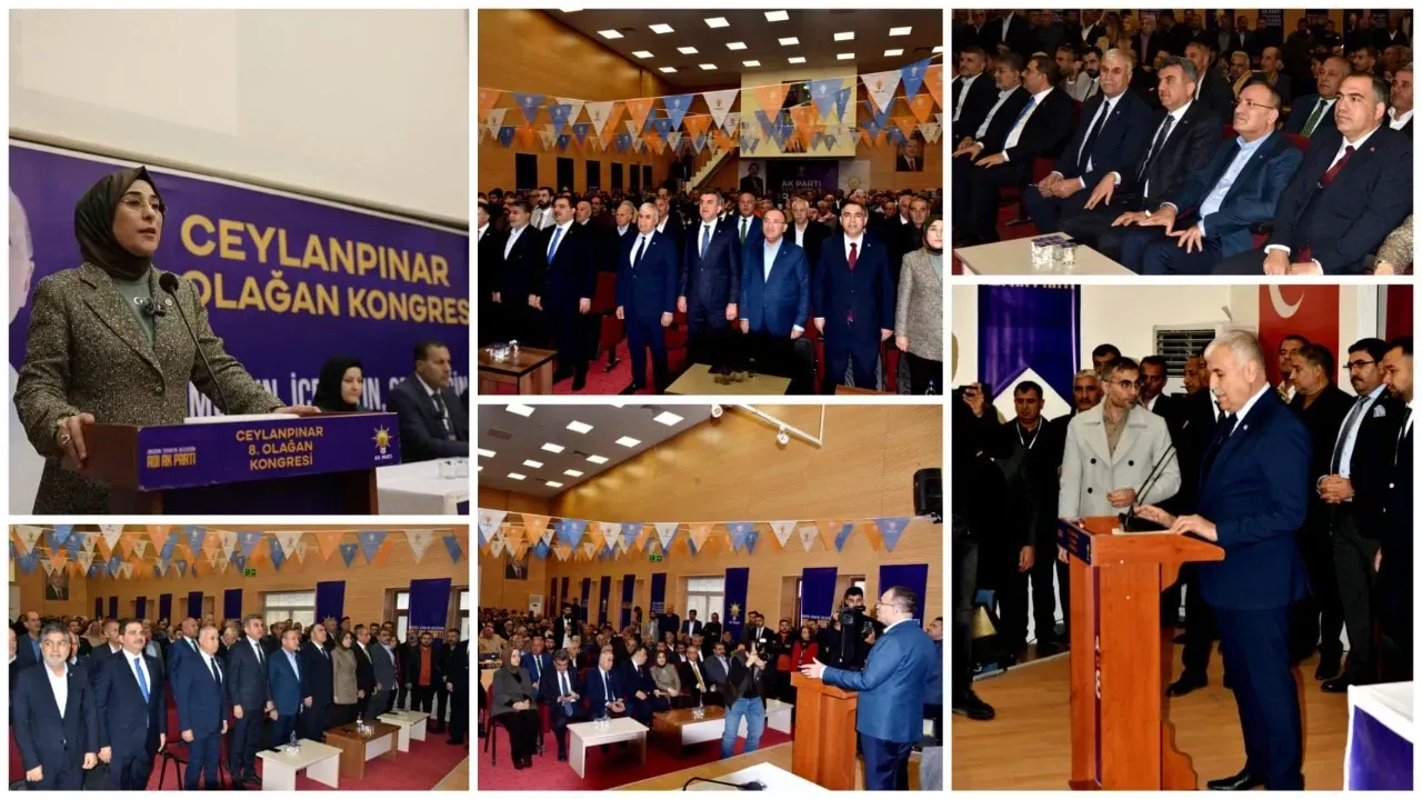 AK Parti Ceylanpınar 8. Olağan Kongresi Gerçekleştirildi