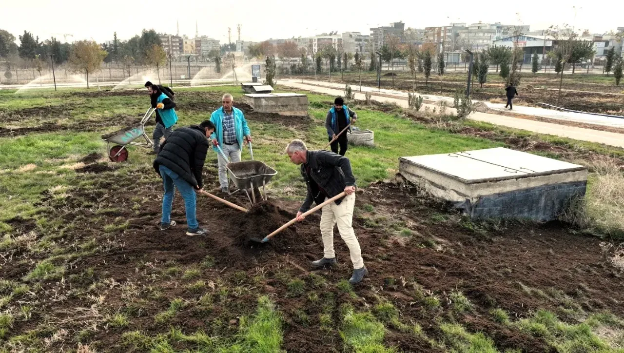 Eyyübiye Millet Bahçesi’nde Kış Bakımı