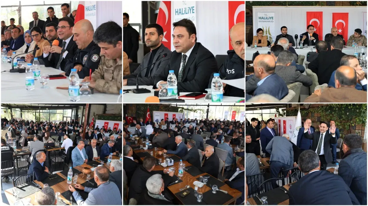 Haliliye’de Muhtarlar Toplantısı Gerçekleştirildi