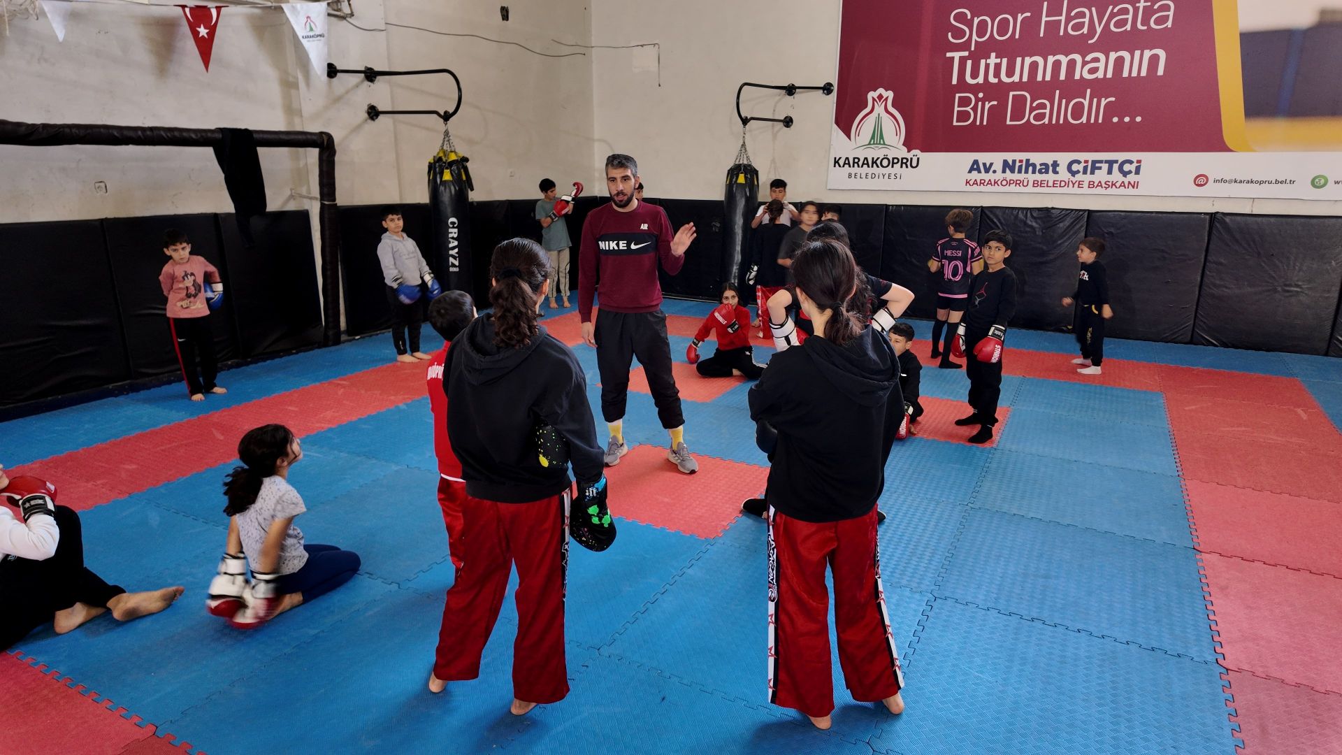 Karaköprü ‘de geleceğin milli sporcuları yetişiyor