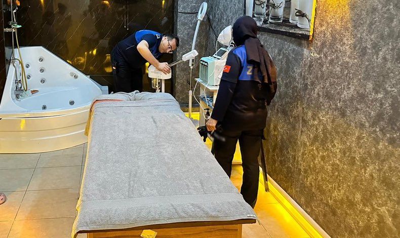 Şanlıurfa’da Kaçak Masaj Salonlarına Operasyon: 8 İşletme Süresiz Kapatıldı
