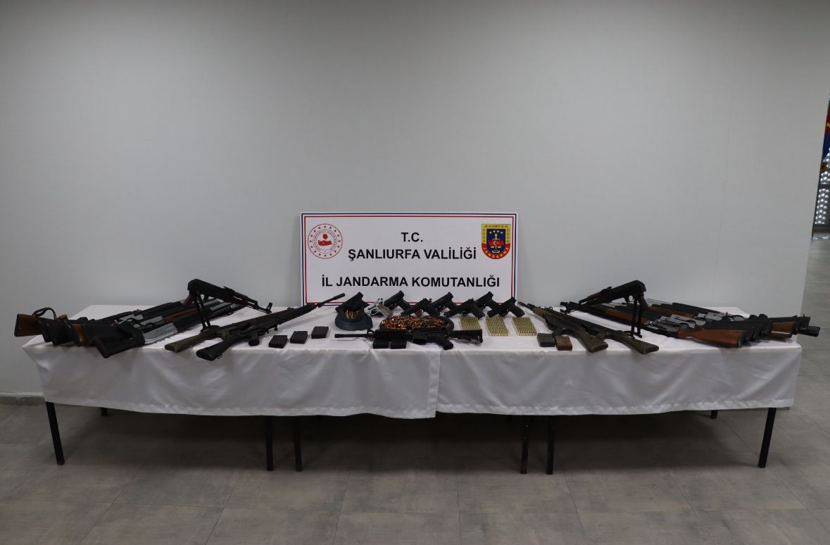 Şanlıurfa’da silah kaçakçılığı: 18 kişi yakalandı