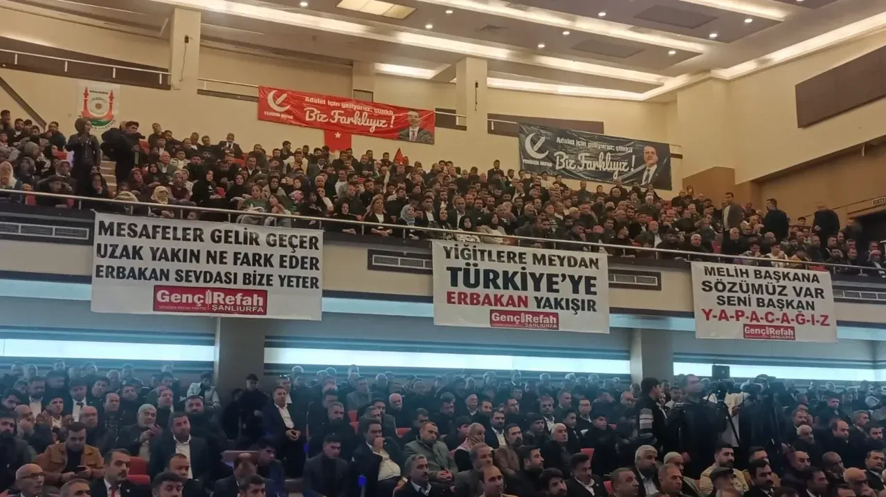 Şanlıurfa’da Yeniden Refah Partisi İl Kongresi’nde iki liste yarışıyor