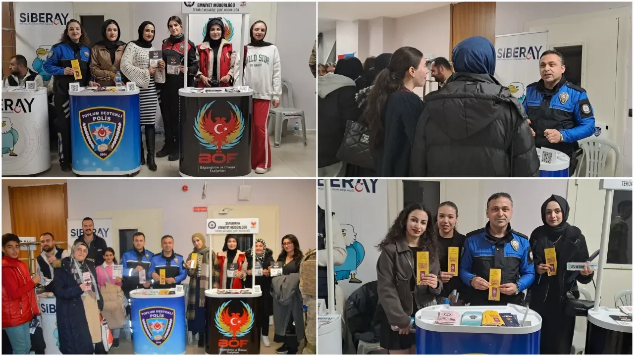 Şanlıurfa’daki Kariyer Fuarı’nda öğrencilere Polislik mesleği tanıtıldı