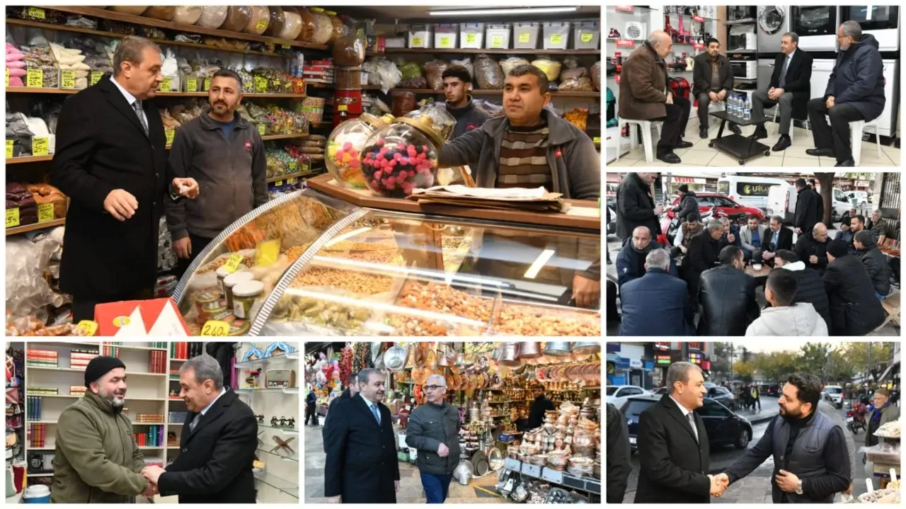 Vali Hasan Şıldak Esnafı Ziyaret Etti