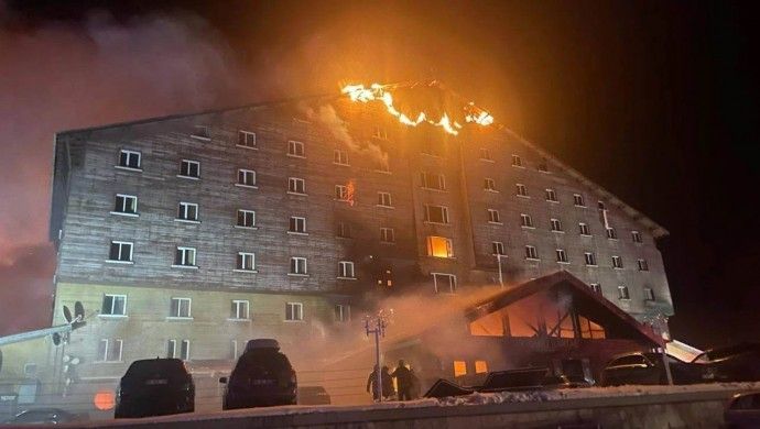 Bolu Kartalkaya Kayak Merkezi’ndeki Otel Yangınına Yayın Yasağı Kararı