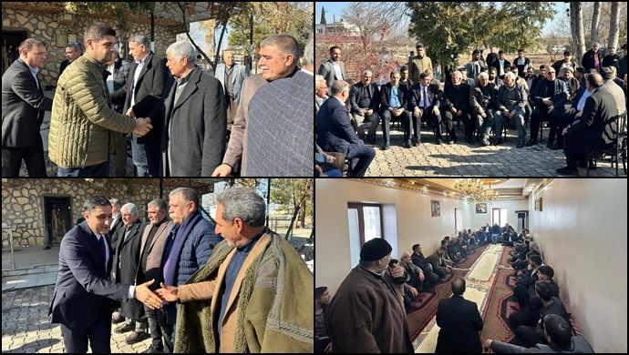 CHP Şanlıurfa, Hilvan’da iki aileyi barıştırdı