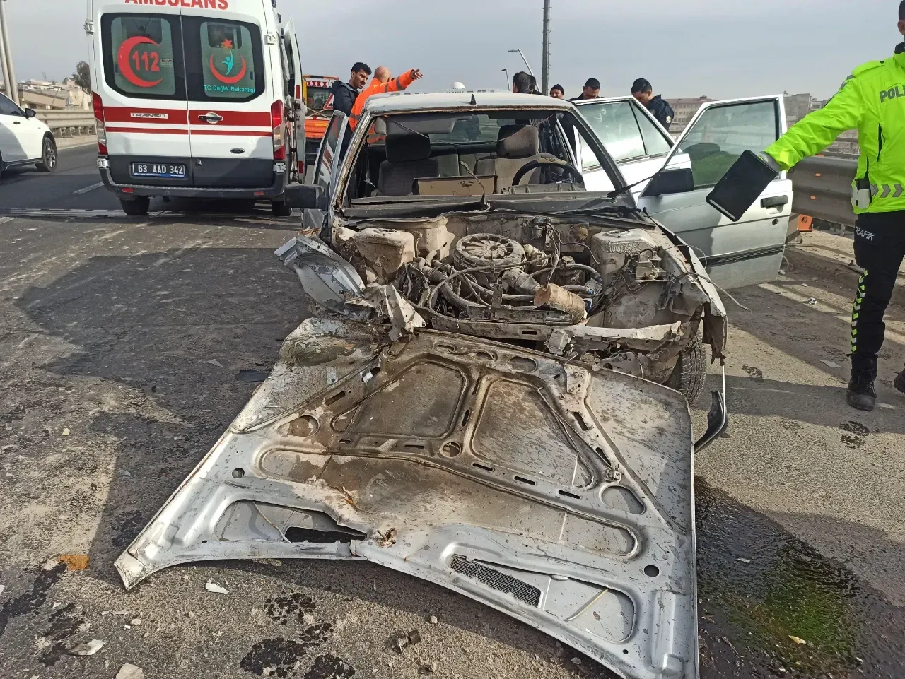 Eyyübiye’de Trafik Kazası: 2 Yaralı