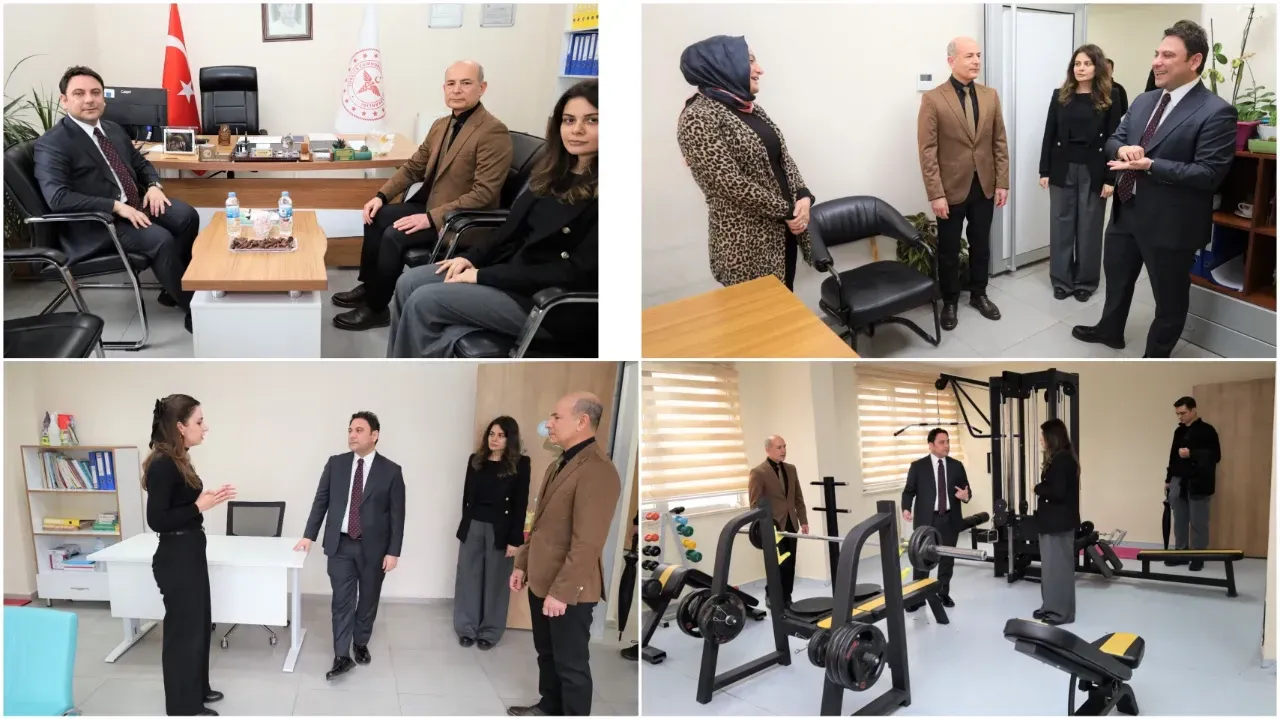 Kaymakam Şahin’den Haliliye İlçe Sağlık Müdürlüğüne Ziyaret