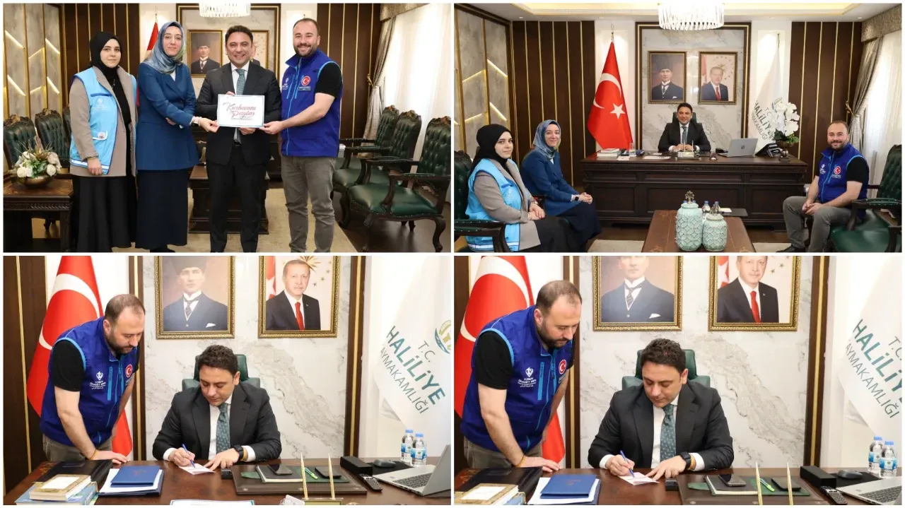 Haliliye Kaymakamı Şahin, Şanlıurfa’da İlk Kurban Bağışını Yaptı