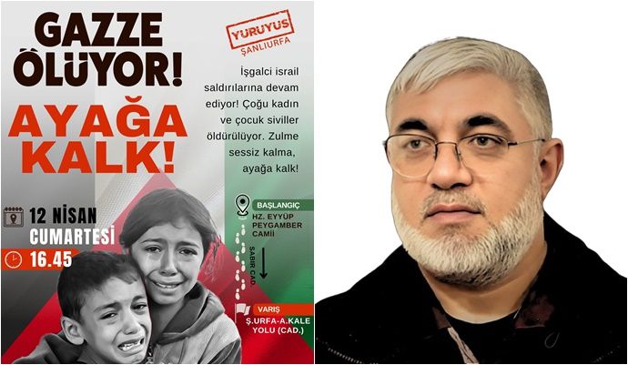 Şanlıurfa İHH:Gazze Ölüyor, Sessiz Kalma!