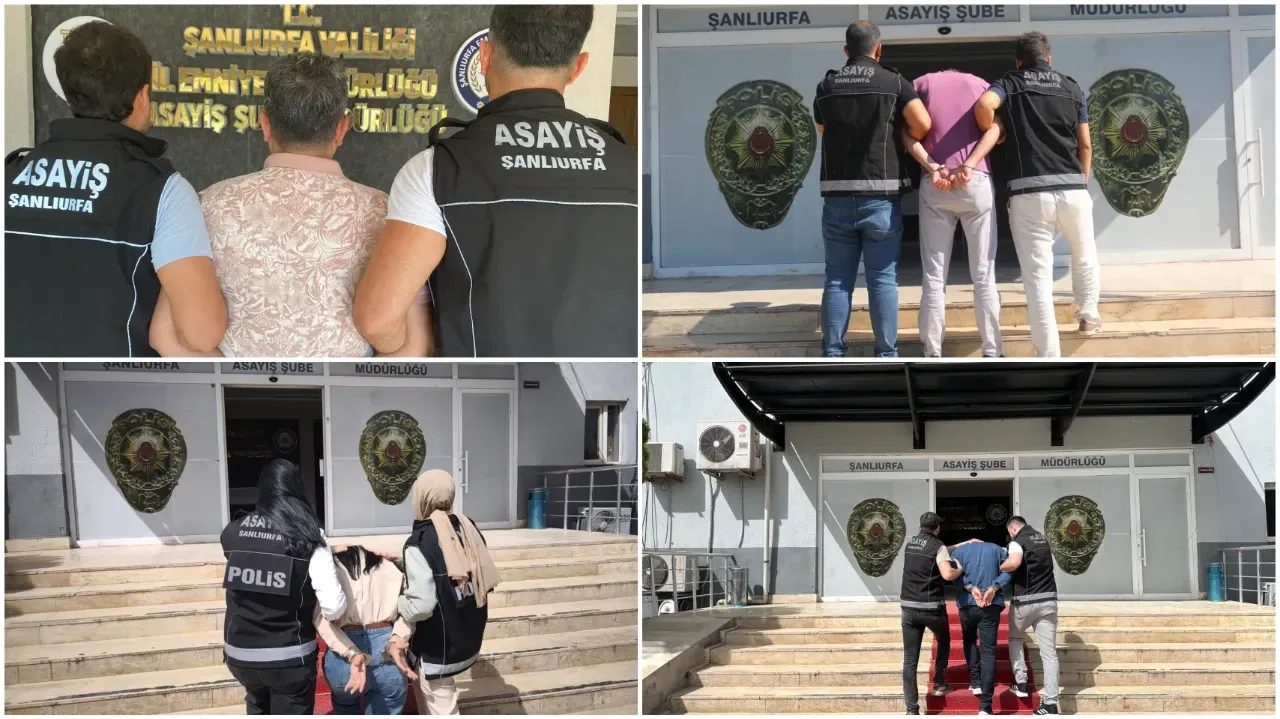 Şanlıurfa’da Aranan 12 Kişi Yakalandı