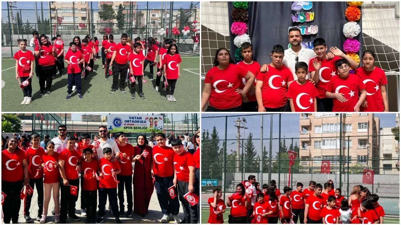 Şanlıurfa’da Bayraklar Otizmli Yüreklerle Dalgalandı