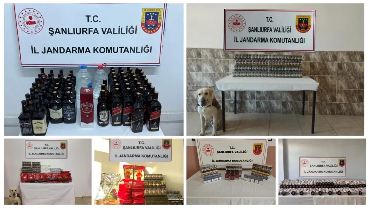 Şanlıurfa’da Gümrük Kaçağı Ürün Ele Geçirildi