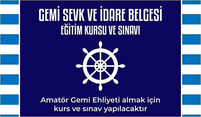 Amatör Gemi Ehliyeti Almak İsteyenlere Duyuru