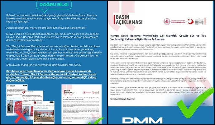 Harran Geçici Barınma Merkezi’ne Yönelik İddialar Asılsızdır