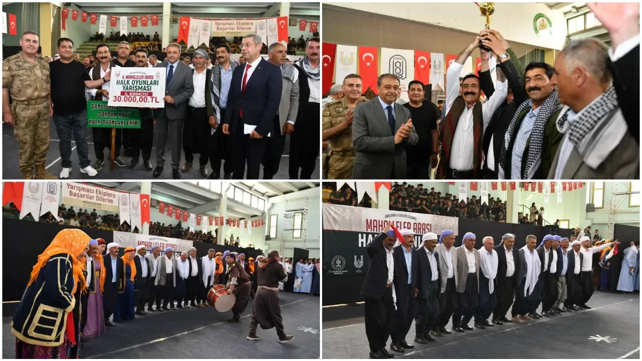 Şanlıurfa ‘da Büyük Çekişmelere Sahne Olan Halk Oyunları Yarışmasında Dereceye Girenler Belli Oldu