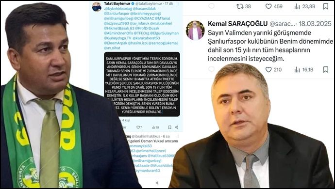 Talat Baytemur’dan Saraçoğlu’na Sert Sözler: “Davulun tokmağı kimde?”