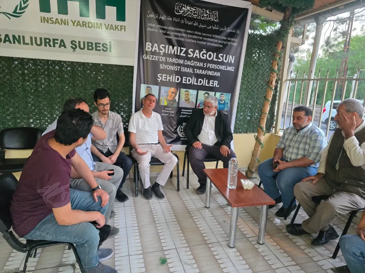 Gazze’de Şehit Olan İHH Çalışanları İçin Şanlıurfa’da Taziye Ziyareti