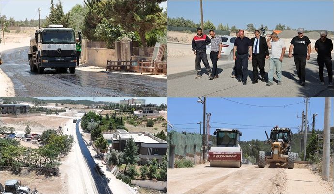 Karaköprü’de Yeni Yollar Sathi Kaplamayla Hizmete Açılıyor