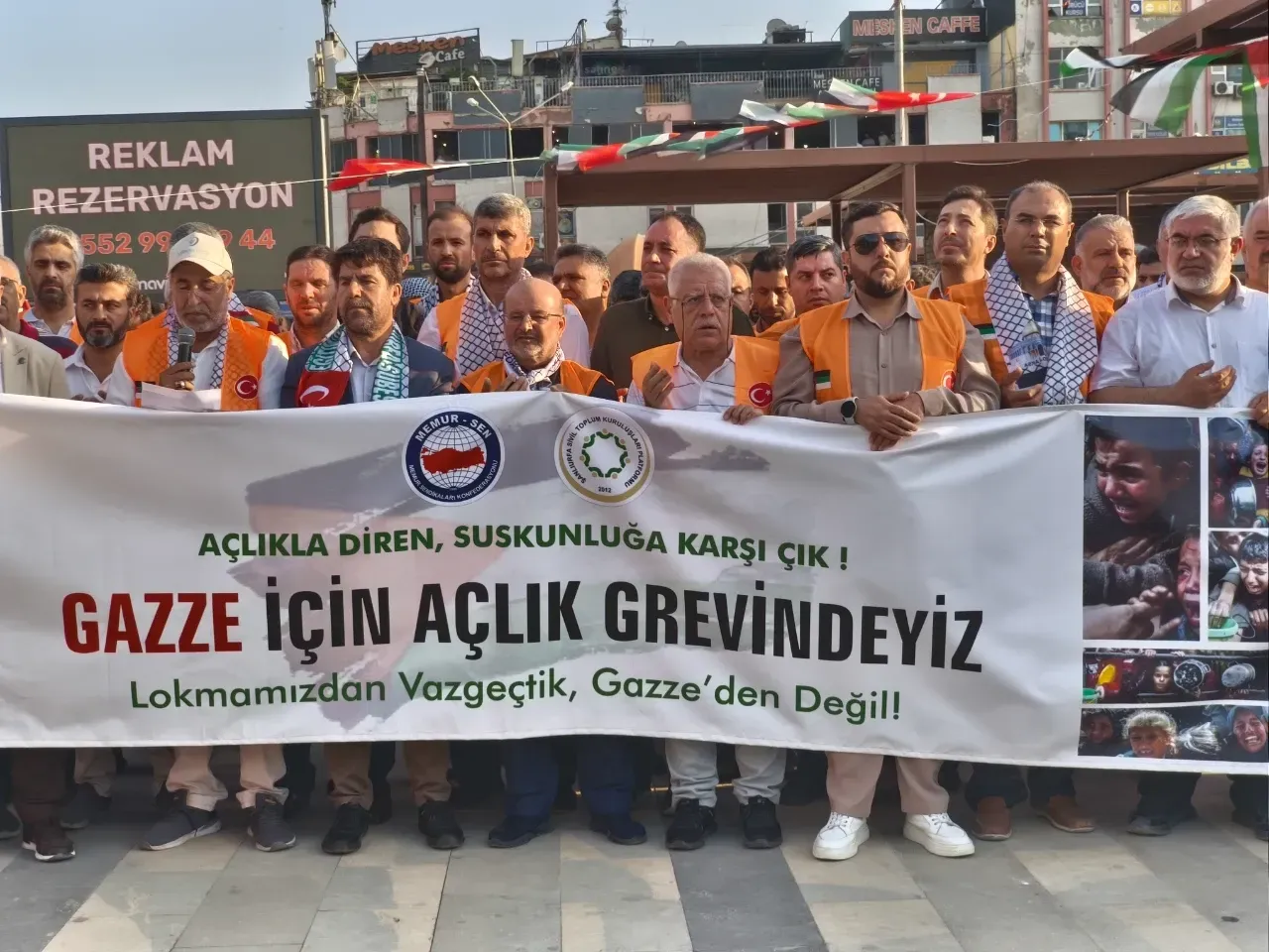 Şanlıurfa’da STK’lar Gazze İçin Açlık Grevine Başladı