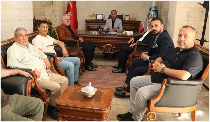 Şanlıurfaspor’dan Eyyübiye Belediye Başkanı Mehmet Kuş’a Ziyaret