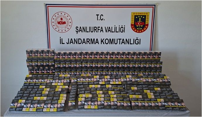 Şanlıurfa Jandarmasından Kaçak Sigara Operasyonu