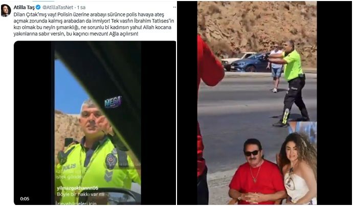 Tatlıses’in Kızı Trafikte Krize Neden Oldu: Polis Havaya Ateş Açtı!